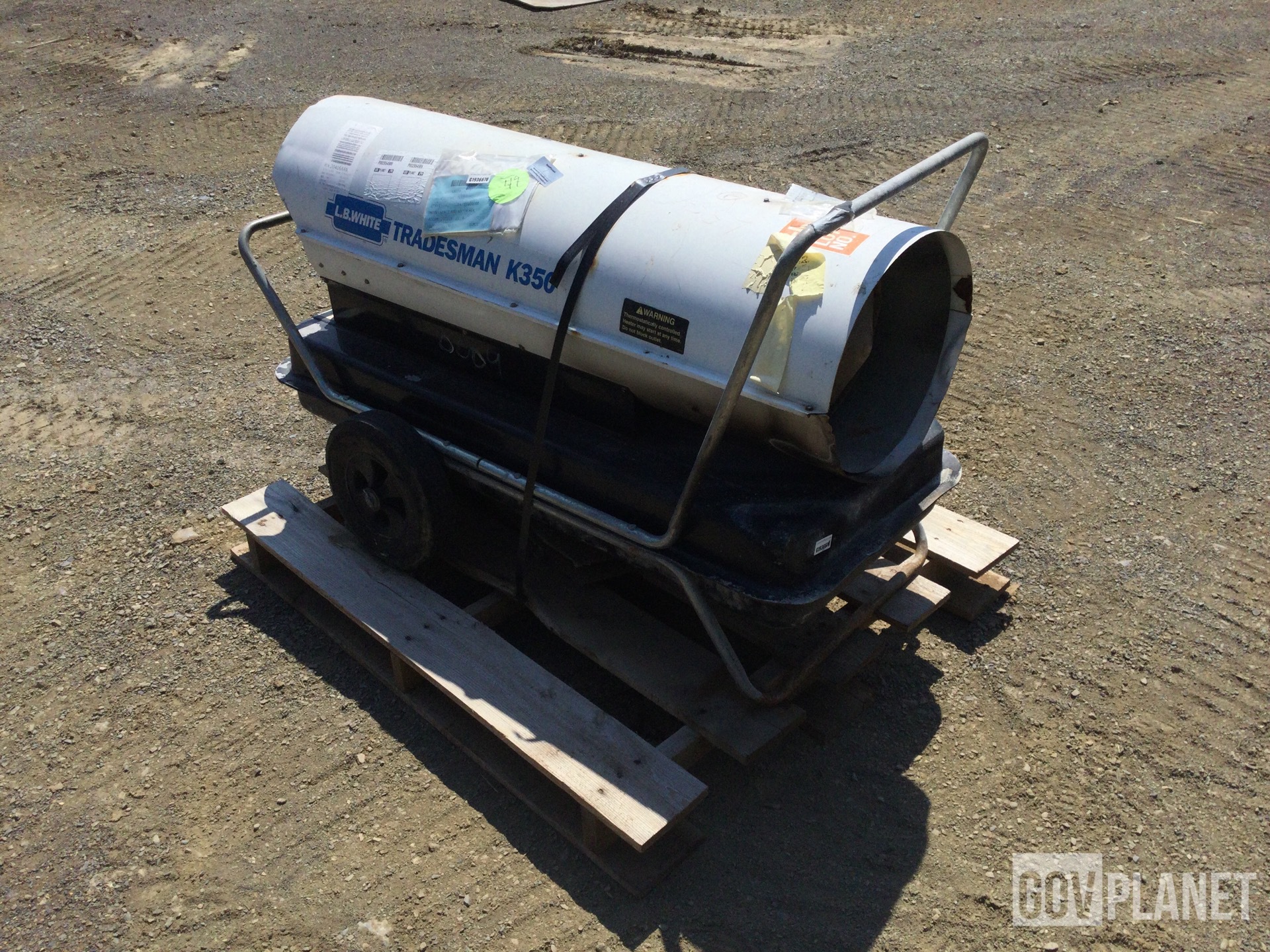 Surplus L.B. White Tradesman K350 Space Heater in Chambersburg,  Pennsylvania, United States (GovPlanet Item #7137900)