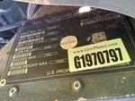 Serial Number / VIN