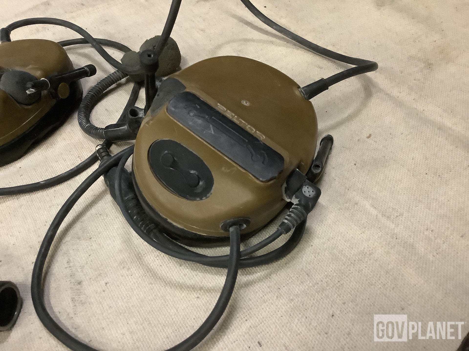 Surplus (1) LCD Projector, (1) Aviation Headset, (2) Radio 