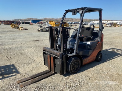 2010 Toyota 8FGCU20 4000 lb Cushion Tire Forklift