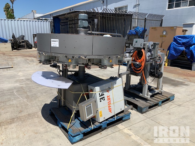 2012 Affeldt AVN429-3 Carousel Bagger w/ Kwik Lok 1083NB Bag Closer in ...