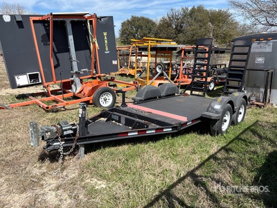 2017 MMDI 10 ft T/A Equipment Trailer