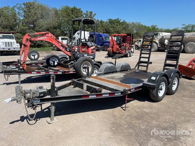 2018 MMDI 10 ft T/A Equipment Trailer