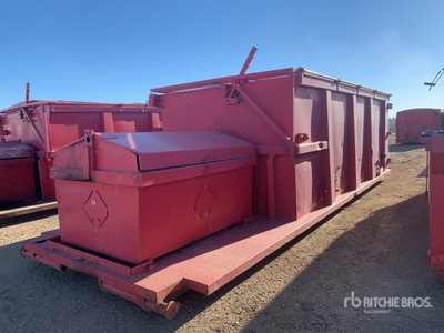 Custombuilt 26 ft Skid-Mounted Waste Container