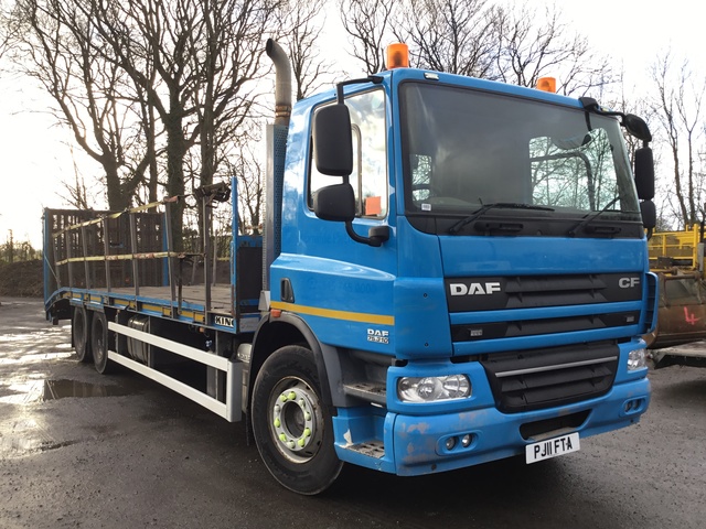2011 DAF CF 75 310 6x2 Beaver Tail