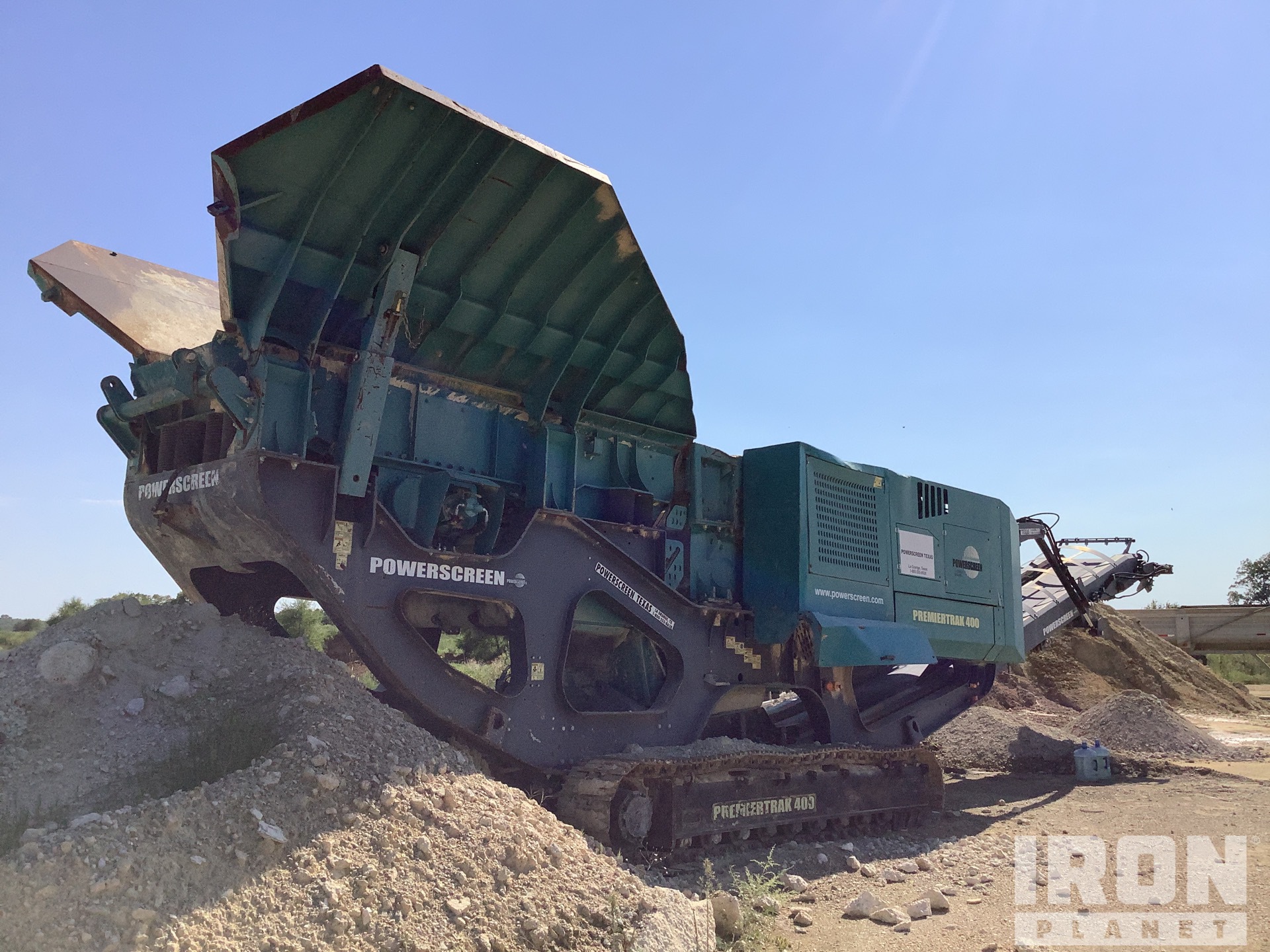 2013 Powerscreen Premiertrak 400 Tracked Jaw Crushing Plant in