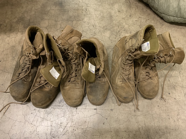 2nd hand army boots