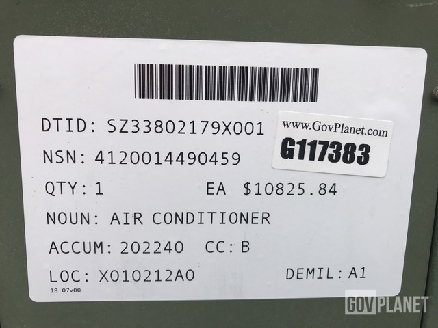 Surplus Keco FDECU-4 Environmental Control Unit in Chehalis, Washington ...