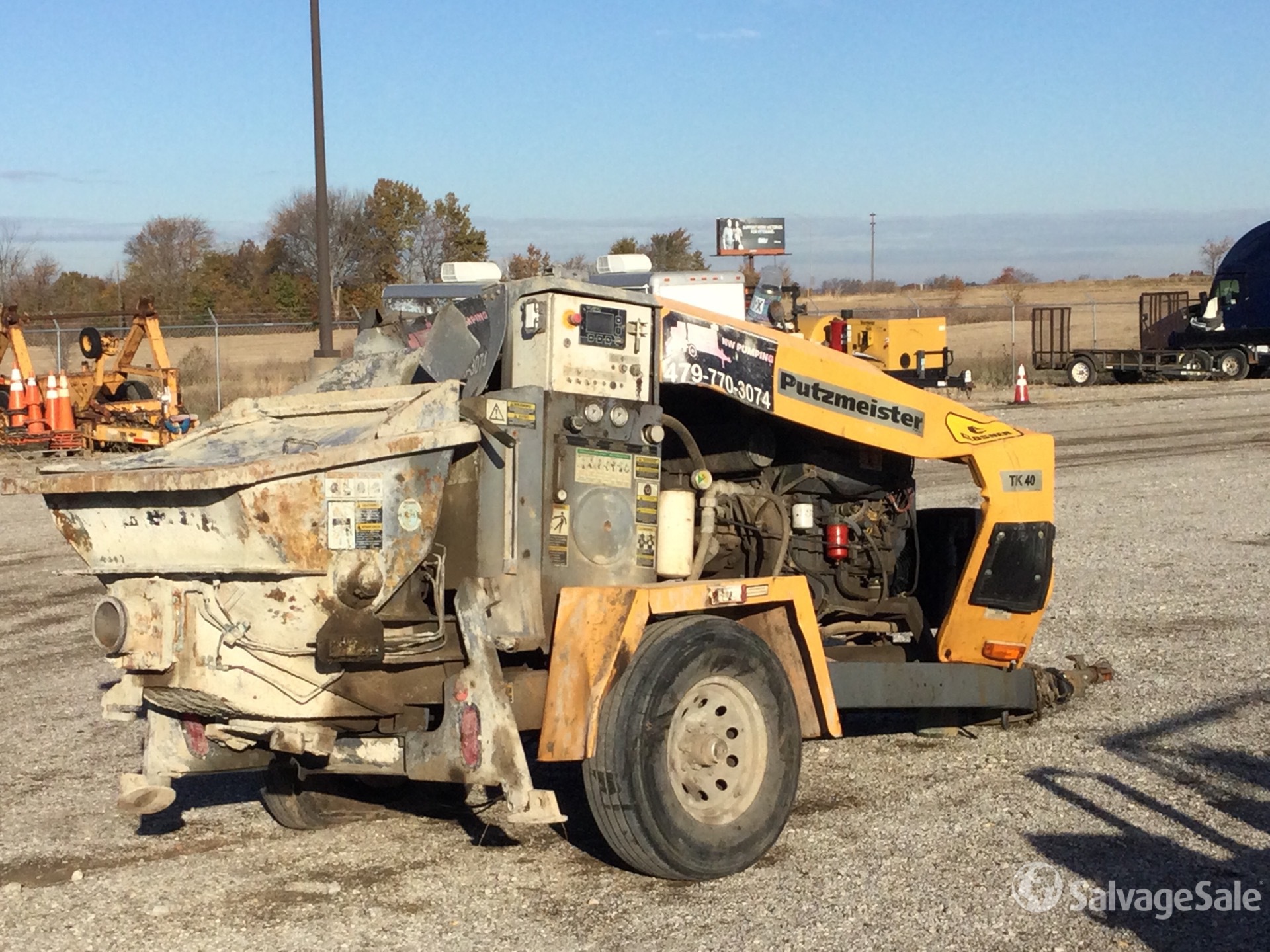 2018 (unverified) Putzmeister TK40 Concrete Pump in Odessa