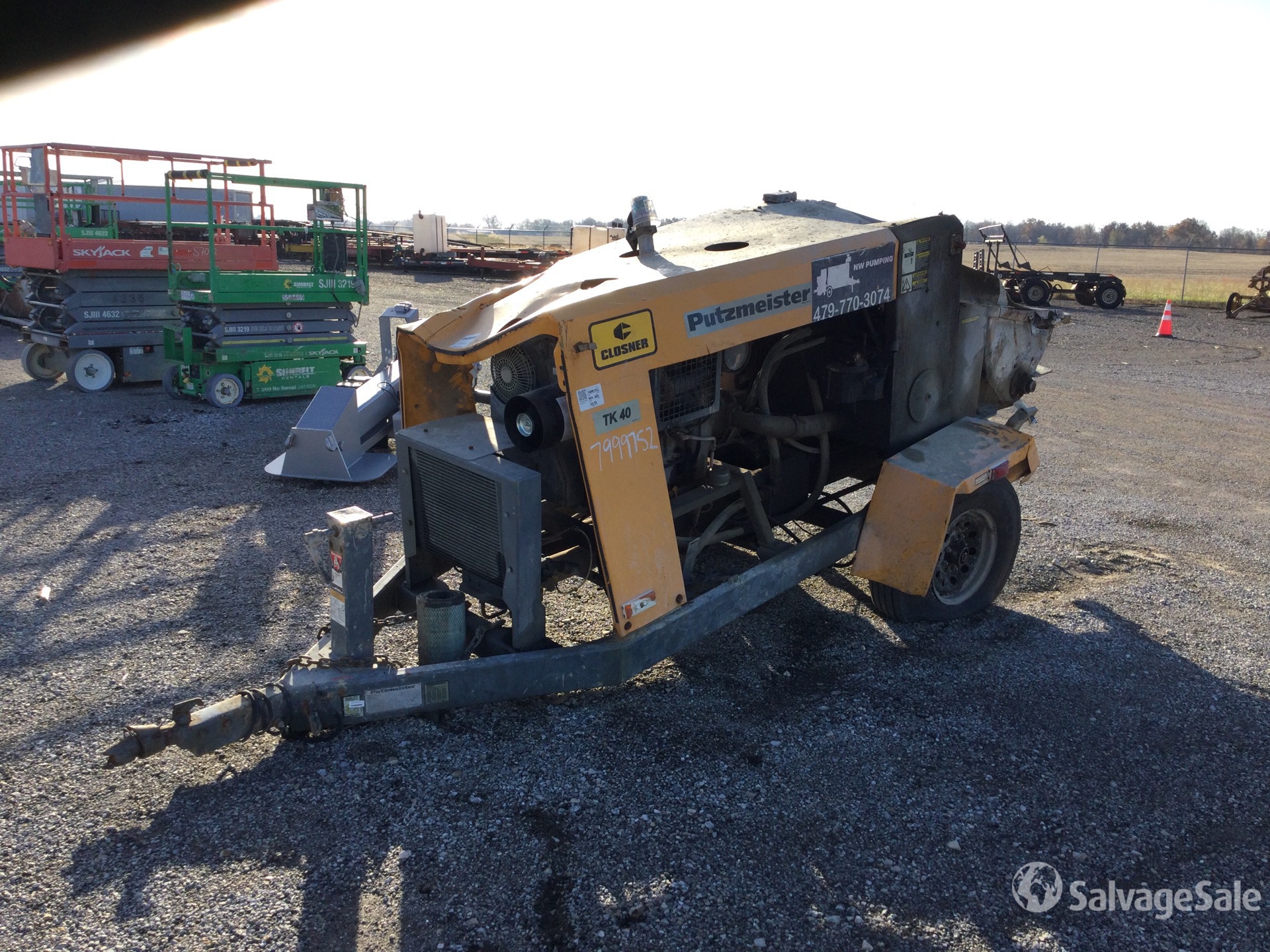 2018 (unverified) Putzmeister TK40 Concrete Pump in Odessa