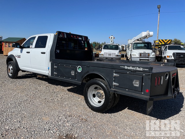 2014 Dodge Ram 5500 Heavy Duty 4x4 Crew Cab Flatbed Truck in El Reno ...