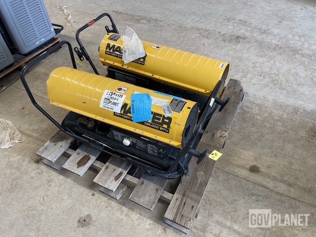 2) Master MH-135T-KFA Portable Space Heaters in Abilene, Kansas, United  States (IronPlanet Europe Item #8203409)