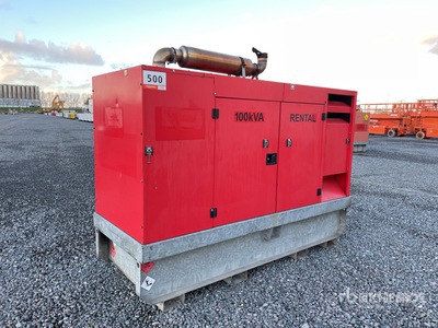 2016 Europower Generators EPSR100 100 kVA Skid-Mounted Generator Set