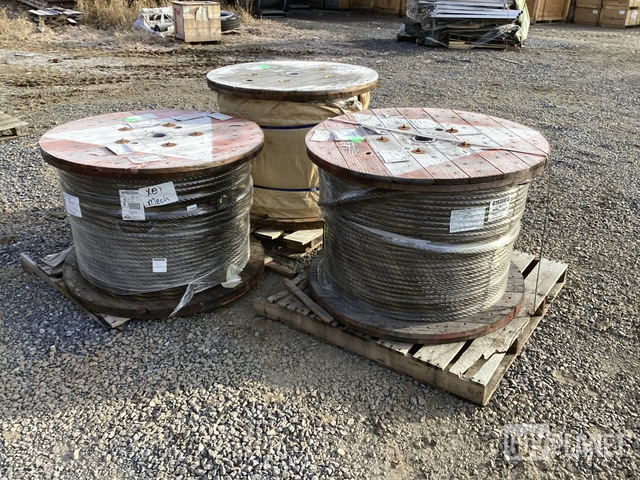 Roll Rope Bar Surplus (3) Rolls of Wire Rope in Chambersburg, Pennsylvania, United ...