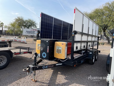 2013 Carson 20 ft T/A Solar Generator Trailer