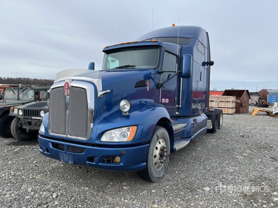 2013 Kenworth T660 6x4 T/A Sleeper Truck Tractor (Inoperable)