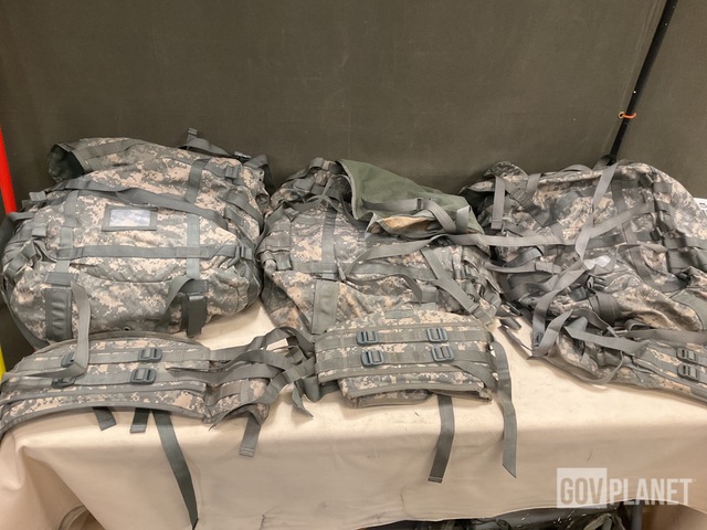 Surplus (10) Large Field Pack Sets, (24) Assault Packs & Assorted Items ...
