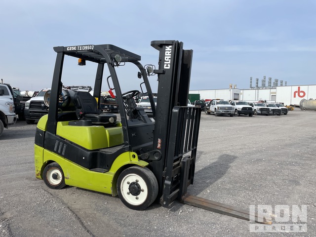 2014 Clark C25CL 4500 lb Cushion Tire Forklift in Lake Worth, Texas ...