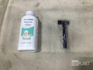Surplus (374) Bottles of FreshScent Baby Powder & (3,561) RAZ2B Twin ...