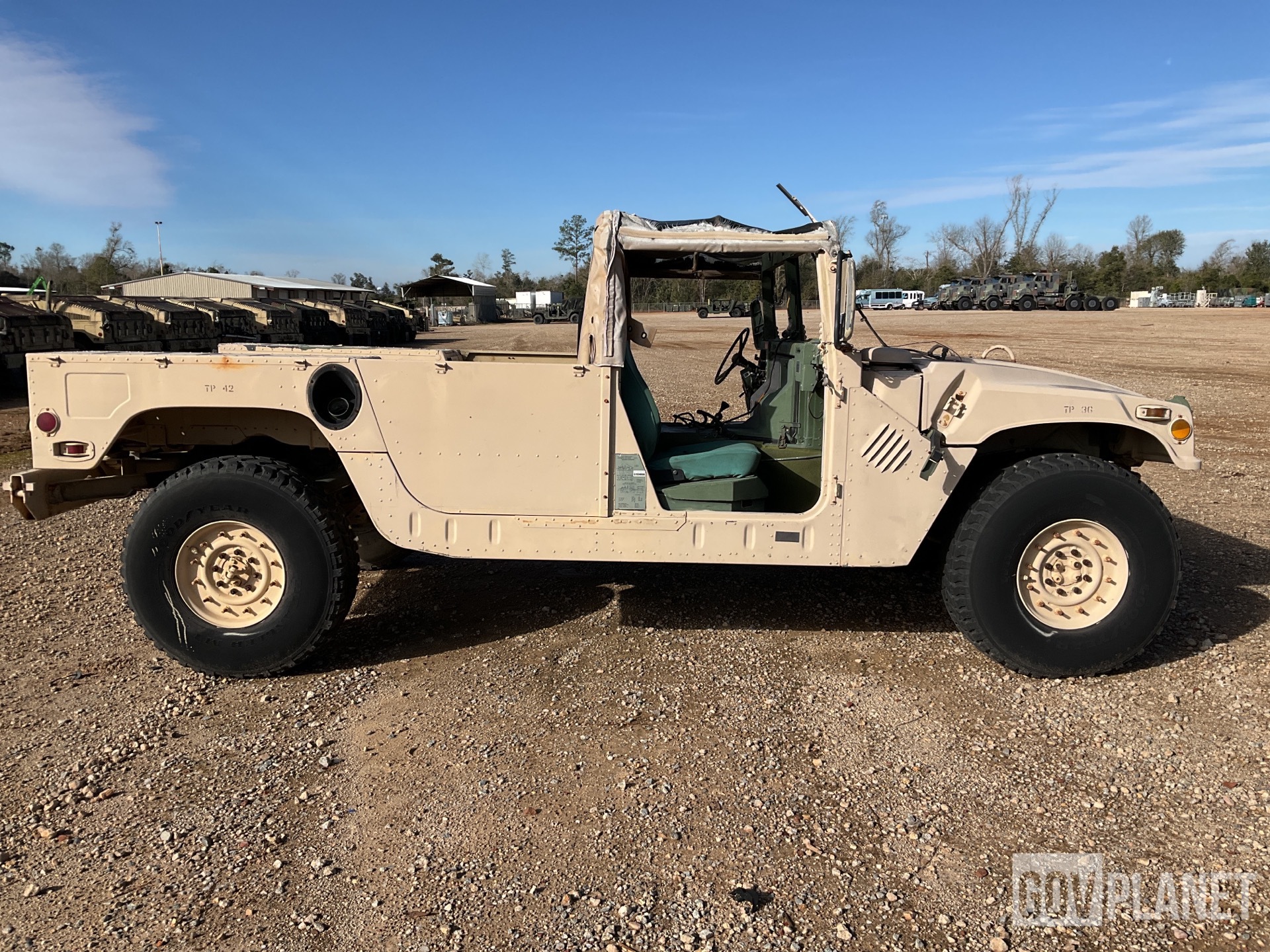 Surplus 1992 AM General M1097 HMMWV 2 Door Soft Top w/Truck Body