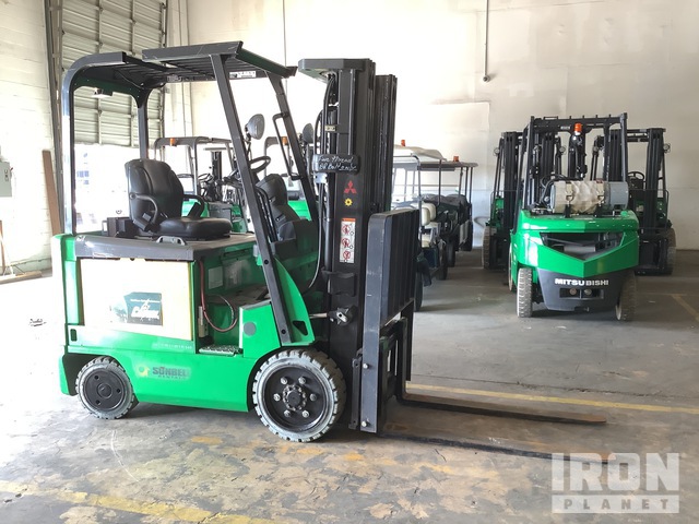 Mitsubishi FBC25N 4450 lb Electric Forklift in Orlando, Florida, United