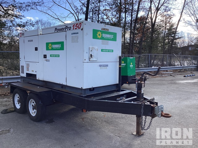 Powerpro Generators 2006 Airman PowerPro 150 150 kVA Mobile Generator Set in SHREWSBURY ...