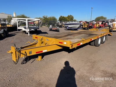 1999 Trail King TK40 24 ft T/A Equipment Trailer