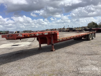 1981 Chancey FTD 41 ft T/A Single Drop Step Deck Trailer