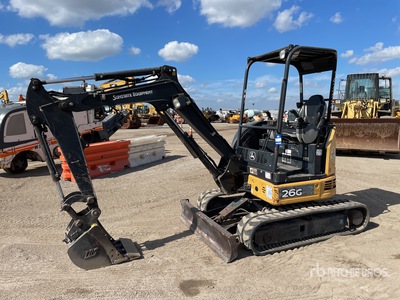 2015 John Deere 26G Mini Excavator