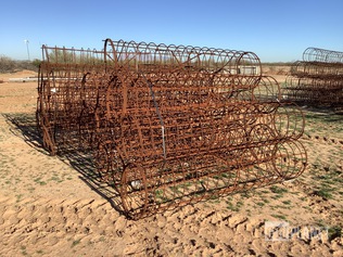 Surplus (3) Bundles of Circle Rebar Cages in Red Rock, Arizona, United ...