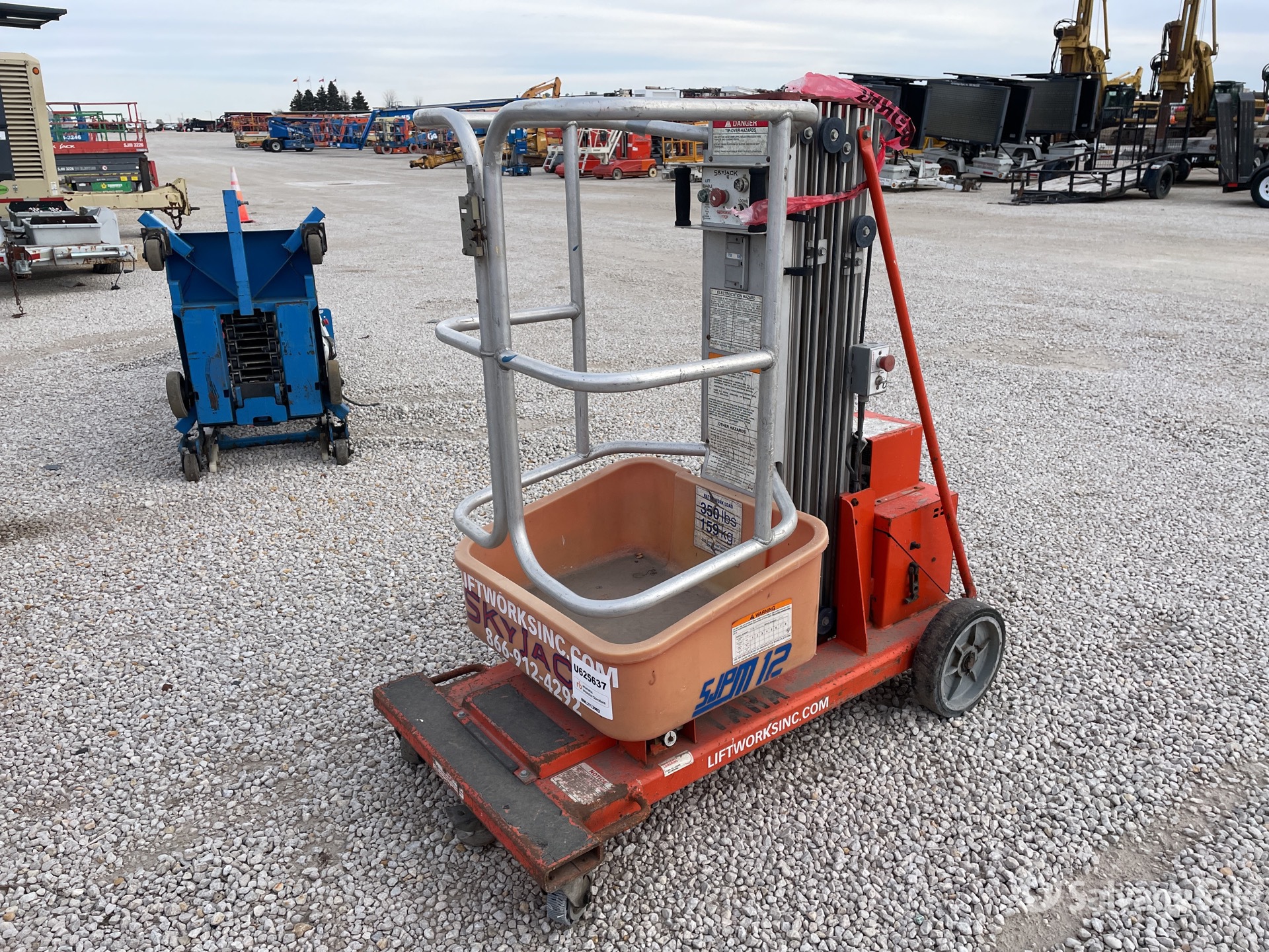 1996 Skyjack SJPM12 Vertical Mast Lift in Morris, Illinois