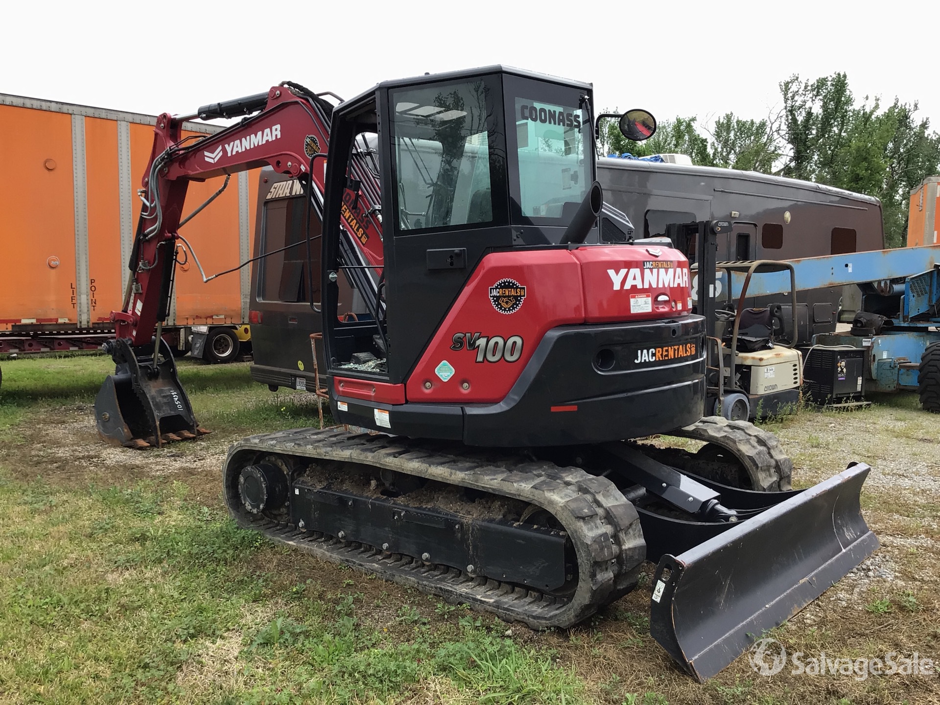 2022 Yanmar SV100-2A Mini Excavator in Garyville, Louisiana