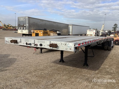 2005 Ravens AFTW-5-8048WSAWI 48 ft T/A Spread Axle Flatbed Trailer