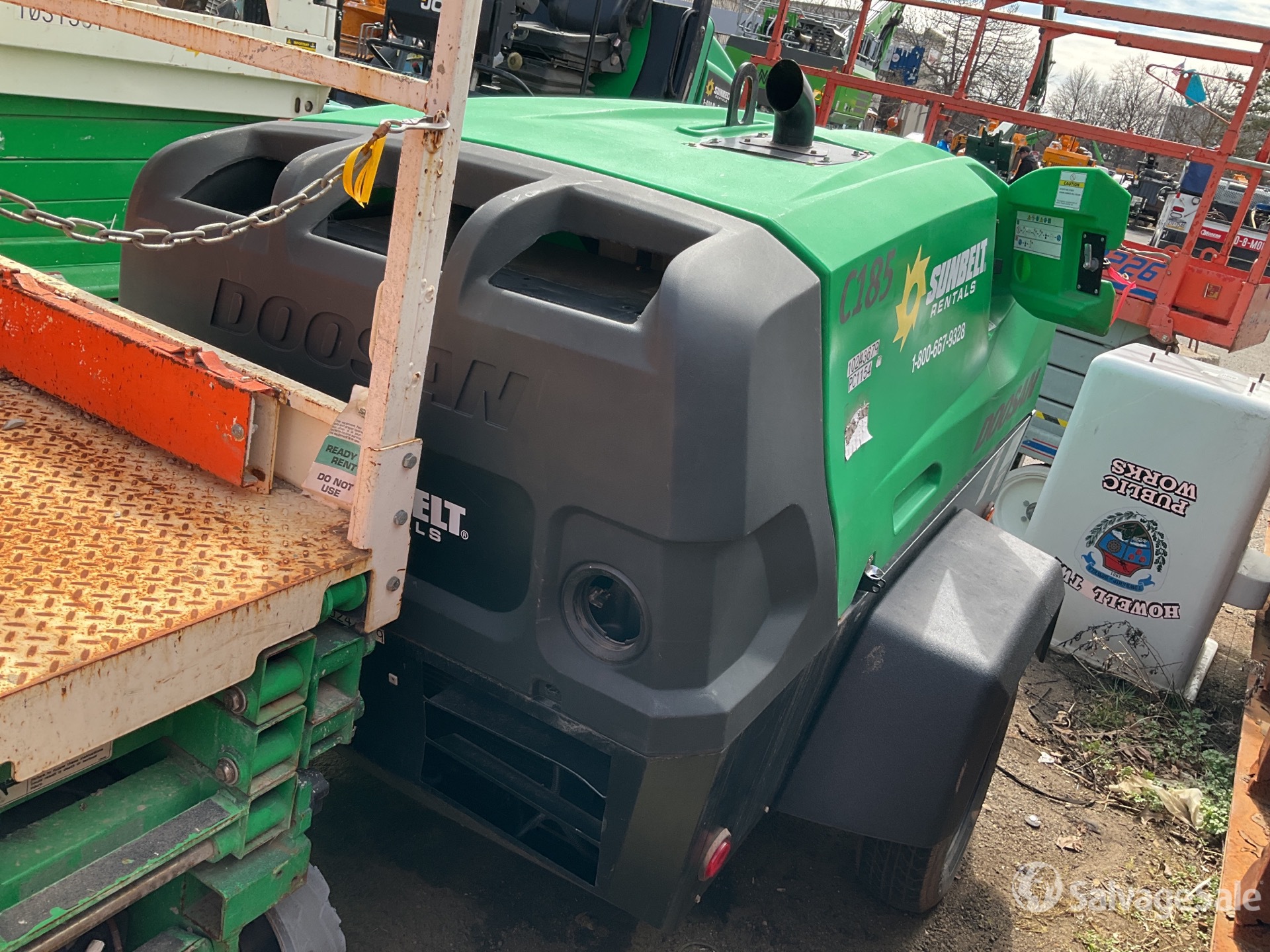 2019 Doosan C185WD0-T4F 185 cfm Mobile Air Compressor in Edison