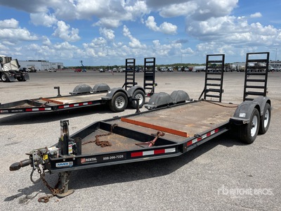 2018 MMDI 14 ft T/A Equipment Trailer