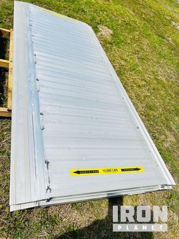 Quantity of (2) Aluminum ISO Shipping Container Loading Ramps in ...
