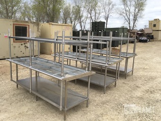 Surplus (6) Stainless Steel Tables in Abilene, Kansas, United States ...