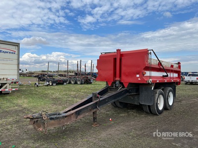 1981 Renn 14 ft T/A Pup Dump Trailer