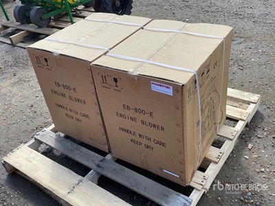 Quantity of (2) 2023 Powertek EB-800-E Engine Leaf Blower (Unused)