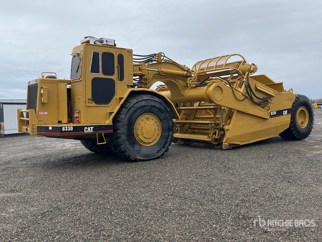 1980 Cat 633D Elevating Motor Scraper