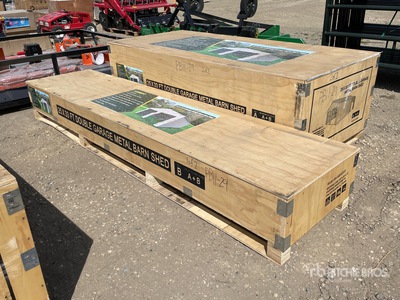2023 25 ft x 33 ft Metal Shed (Unused)