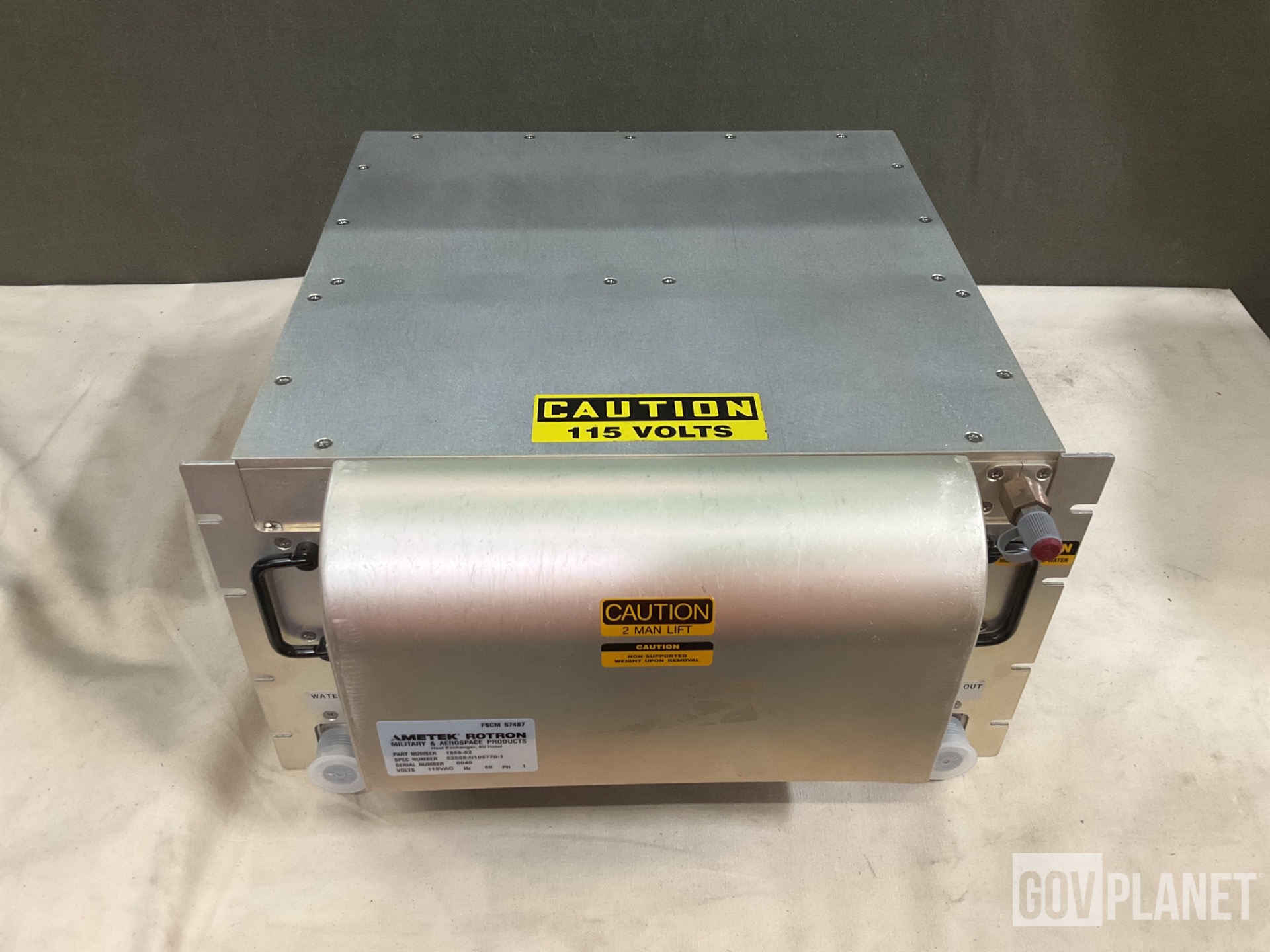 Surplus Ametek Rotron N105770-1 Heat Exchanger in North Las Vegas, Nevada,  United States (GovPlanet Item #9956910)