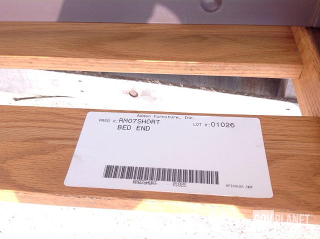 Surplus Adden Furniture RM80SHORT Bed Frame in Chambersburg ...