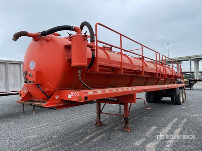 2011 Dragon 130 bbl T/A Vacuum Tanker Trailer