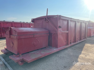 Custom Built Skid-Mounted Rig Waste Container