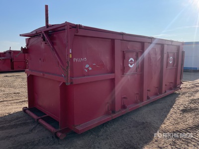 Custom Built Skid-Mounted Rig Waste Container