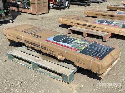 2023 TMG MS0809P 8 ft x 9 ft Metal Pent Shed (Unused)