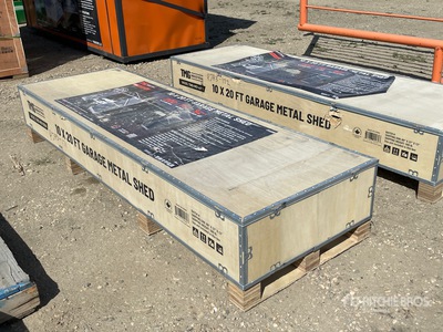 2023 TMG MS1020A 10 ft x 20 ft Metal Garage Shed (Unused)