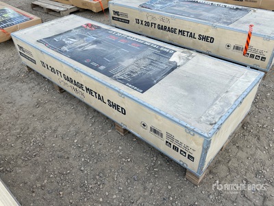 2023 TMG MS1320A 13 ft x 20 ft Metal Garage Shed (Unused)
