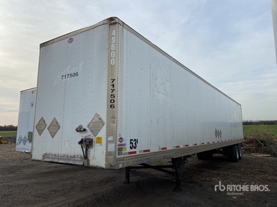 2007 Utility VS2DC 53 ft x 102 in T/A Van Trailer